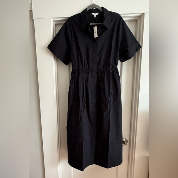 NWT Banana Republic Black Midi Dress - Picture 4 of 8